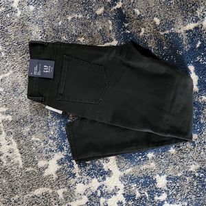 NWT GAP High rise true skinny black jeans